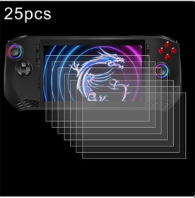 Resim For Msı Claw 7 İnch Game Console 25pcs 9h 0.3mm Explosion-proof Tempered Glass Film 