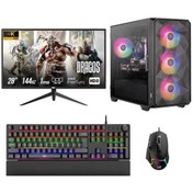 Resim DRAGOS DRx6784 Ryzen 7 5700X 32GB 1TB NVMe 8GB RTX4060 28 İnç 4K Monitör Oyuncu Bilgisayarı 