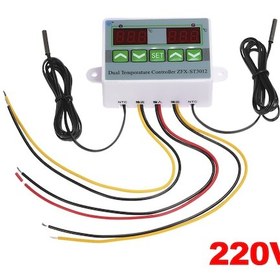 Resim Jeehugo Zfx-st3012 220v Çift Ekranlı Çift Kontrollü Sıcaklık Kontrol Cihazı - Soğutma Ve Isıtma Kontrolü, Kolay Kurulum 