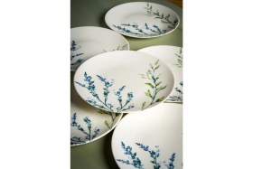 Resim Chichi Home Lavender 6 Parça Porselen Pasta Seti 19 cm 