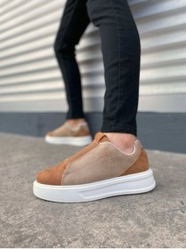 Resim Zapatos JY007 Alba Bağcıksız Süet Erkek Günlük Sneaker Ayakkabı SBT Taba/Vizon 