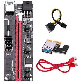 Resim Minerking Riser Versiyon 009S Bitcoin/Etherium Ekran Kartı Uzatma 