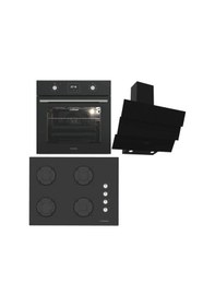 Resim Termikel BO O64D5C B - BH P7144C B - CH S6532C BB Ankastre Set Siyah 