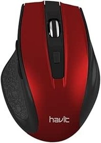 Resim Havit Kırmızı Kablosuz Mouse, Hızlı, Ergonomik Tasarım 