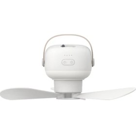 Resim Sunshinee Uzaktan Kumanda Zamanlama Tavan Vantilatörü Soğutucu Mini Açık Kamp Asılı Soğutma Fanları Doğal Rüzgar Havalandırma 3600 Mah (Yurt Dışından) 