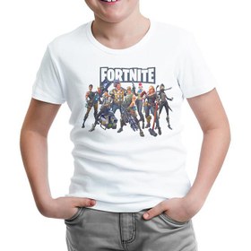 Resim Fortnite - Dream Team Beyaz Çocuk Tshirt 