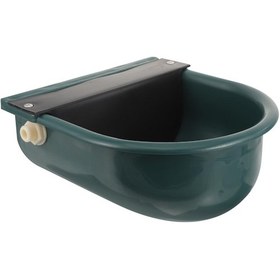 Resim Yaozixa Plastik Otomatik Su Kasesi İnek At Koyun Keçi İçin Sabit Seviye Floatlu Çiftlik Hayvanları İçme Aleti 