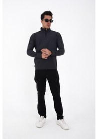 Resim Camp Scoutland Camp136 Outdoor Tactical Su iticili Erkek Antrasit Taktik Sweatshirt Antrasit 