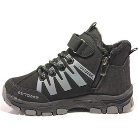 Resim Cem Pekşen Jagulep Siyah-füme Kürklü Outdoor Çocuk Botu Siyah 
