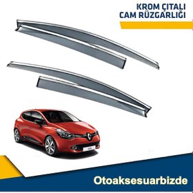 Resim Renault Clio 4 Hb Mügen Cam Rüzgarlığı Kromlu 2012-2019 Arası 4Lü N11.33309 