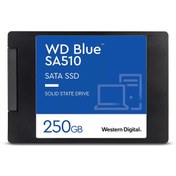 Resim 250GB WD BLUE 2.5&quot; 555/440MB/s WDS250G3B0A SSD WD