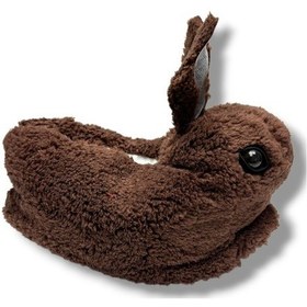 Resim Cakgo 159-26 Termal Tavşan Figürlü Kız Çocuk Panduf 30-35 Kahverengi 