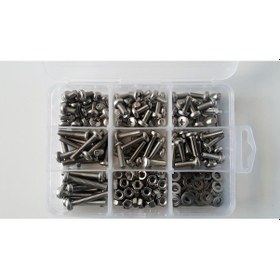 Resim Ayaz M 5 Ysb Vida Seti Paslanmaz Inox 231 Parça A2-70 304 K 