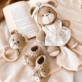 Resim Amigurumi Ayıcık Tuffy - Bandanalı Oyuncak 