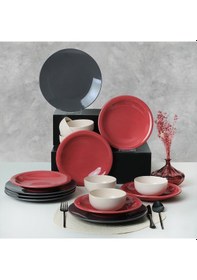 Resim Keramika Noble Mix Yemek Takımı 18 Parça 6 Kişilik 030-520-623 