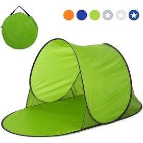 Resim Leezsing Tek Kişilik Otomatik Açılan Sahil Çadırı - Uv Koruma Ve Su Geçirmez 190t Poliester Malzeme İle Dinlenme Ve Piknik İçin Yeşil Yeşil 