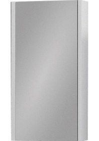 Resim Denko Natalia 40 Cm Mdf Kül Gri Banyo Dolabı Aynalı Üst Modül Gri 