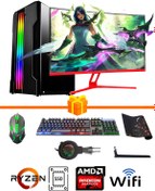 Resim Ramtech Gaming RG505-072 AMD 5500 16 GB DDR4 RAM 512 GB SSD AMD Radeon RX 550 FreeDos Gaming Masaüstü Bilgisayar 