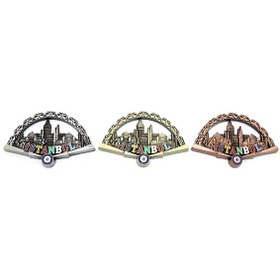 Resim İstanbul Temalı Metal Magnet Model 2 - 9062568648446do 