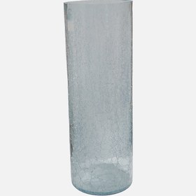Resim Dekoratif Silindir Cam Vazo 40 cm 