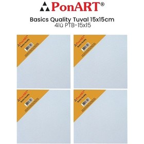 Resim Ponart Basics Quality Tuval 15X15Cm 4Lü Ptb-15X15 