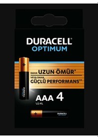 Resim 3 Adet Duracell Optimum İnce Pil 4'lü 