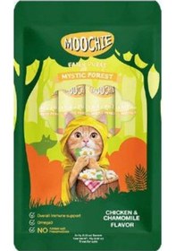 Resim Moochie Creamy Tavuklu Ve Papatyalı Sıvı Krema Kedi Ödülü 5x15 Gr 