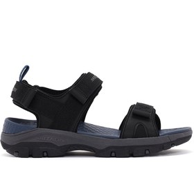 Resim Skechers Erkek Siyah Tresmen - Ryer Kumaş Sandalet - Siyah / 
