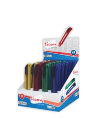 Resim Ticon Plastik Dar Maket Bıçağı Renkli 