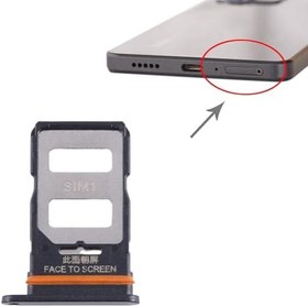 Resim Xiaomi Redmi Note 12 Pro 5g Uyumlu Sim Tepsisi Sim Kart Siyah - Gri 