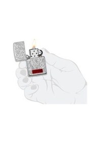 Resim Zippo Floral Armor Case Çakmak 