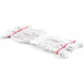 Resim Cod-Ex Geniş Yedek Islak Mop Paspas Ucu Başlığı Püskül Pamuklu Beyaz 500 G 25 CM 