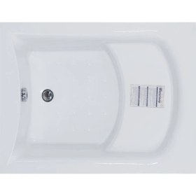 Resim Sioux Oturmalı Mini Dikdörtgen Küvet 110x80, H43 (Gövde + Metal Ayak + 4 Yön Panel) 