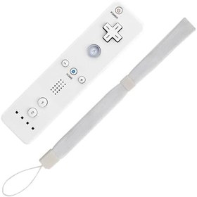 Resim REY Uzaktan kumanda kayışı, Nintendo Wii ve Wii U için, beyaz, bilek sapı 