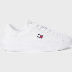 Resim Tommy Jeans Bayan Ayakkabı En0en02960 Ybl Beyaz 