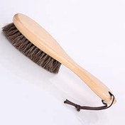 Resim Cankypu Toptan at kılı fırçası ayakkabı malzemeleri saplı asılabilir at kılı ayakkabı fırçası toz giderme bakım malzemeleri temleme yumuşak kürk ayakkabı fırçası 