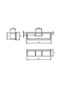Resim NEKSAN Düz Alüminyum Bariyer Bisikletlik Tapası Küçük 