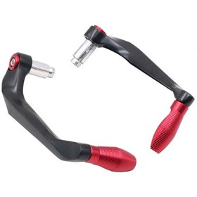 Resim Wezone Motor Güvenlik Koruyucu Fren Kolu Koruyucuları 18mm Çubuk Uyumlu Kırmızı Renk Çift 