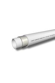 Resim FIRAT Pprc Boru Ekleme Parçaları 20 Mm Pp Pn25 Kompozit Boru (4 Metre) 