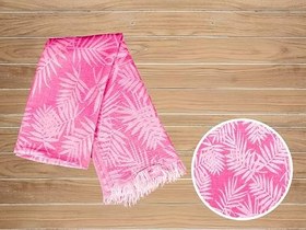 Resim Peştemal%100 Pamuk Banyo Havlusu Türk Hamam Plaj Havlusu Palm 