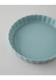 Resim English Home Hecha Seramik Tart Fırın Kabı 28 Cm Biberiye Yeşili Biberiye Yeşili 