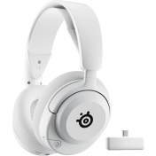 Resim Steelseries Arctis Nova 5x Wireless ve Bluetooth Xbox ve Pc Kablosuz Oyuncu Kulaklığı - Beyaz 