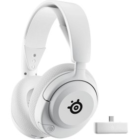 Resim Steelseries Arctis Nova 5x Wireless ve Bluetooth Xbox ve Pc Kablosuz Oyuncu Kulaklığı - Beyaz 