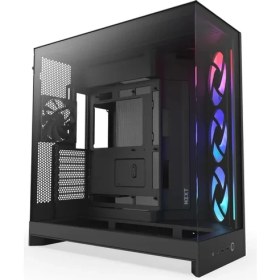 Resim Nzxt H Series H9 Flow Rgb CM-H92FB-R1 Siyah Atx Mid Tower Gaming (Oyuncu) Kasa 