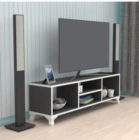 Resim Kenzlife televizyon sehpası tokyo gri 038*120*30 tv ünitesi 