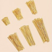 Resim 50-100 Adet Paslanmaz Çelik T-Pin, DIY Takı Bağlantı Pimleri Aksesuarları, 0.7mm Tel Çapı, Boyut Değişiklikleri İçin Ölçü Tablosuna Bakınız 