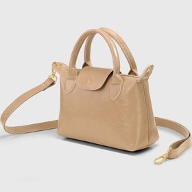 Resim Housebags Rugan Krem Çok Yönlü Pu Deri Çapraz Askılı Çanta Rugan Krem 