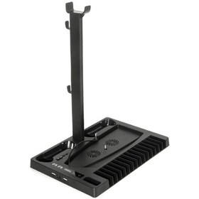 Resim Oıvo Iv-p5246 Sony Uyumlu Ps5 İçin Soğutma Fanlı Çok Fonksiyonlu Şarj Standı 