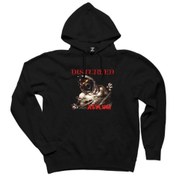 Resim Disturbed Asylum Siyah Kapşonlu Sweatshirt Hoodie Siyah 