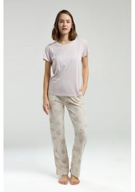 Resim Pierre Cardin Kadın Pembe Pijama Takımı Pc9005-s-v1 Pembe 